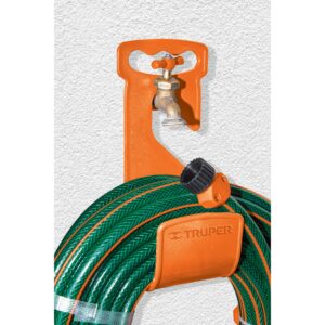 Gancho porta manguera de jardin