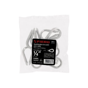 Guardacabo galvanizado 1/4