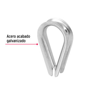 Guardacabo galvanizado 5/16"