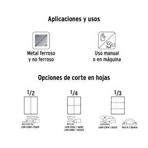 Lija de esmeril, grano 50