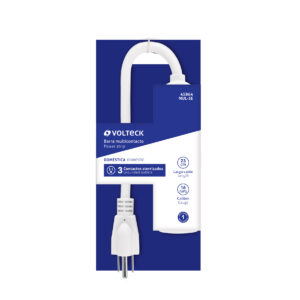 Multicontacto domestico 3 entradas, VOLTECK
