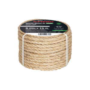 Cuerda Piola de Sisal de 6mm x 15m Natural