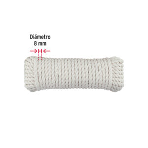 Cuerda Piola de Algodon de 8mm de 15m