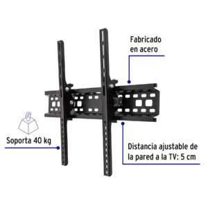 Soporte fijo con inclinacion ajustable para tv de 32