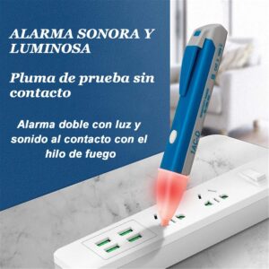 Probador de tensión CA tipo tester pluma pollo