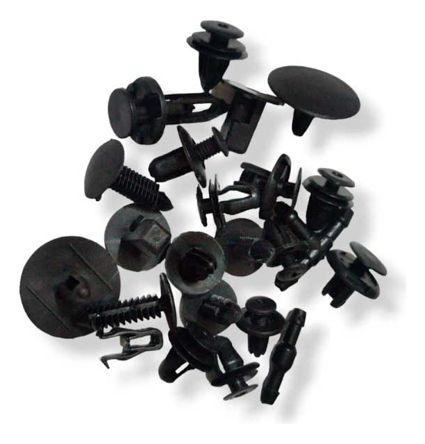 Pack de 100 Pzas de Clip Grapa de Retencion Sujetador para Auto