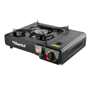 Estufilla portatil encendido electronico para lata gas 1/4 vuelta