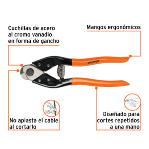 Pinza Cortador de cable y alambre de 8"