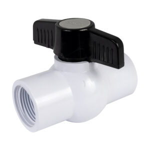 Llave de Paso Valvula de esfera de PVC Hidraulico Roscable 3/4"