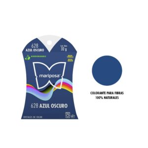 Colorante para Ropa Azul Oscuro Mariposa 628