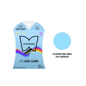 Colorante para Ropa Azul Claro Mariposa 623