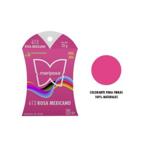 Colorante para Ropa Rosa Mexicano Mariposa 613