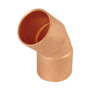 Codo 45° de cobre de 1" iusa