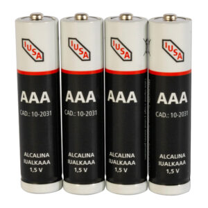 Pack de 4 Piezas Pila Alcalina Tipo AAA iusa