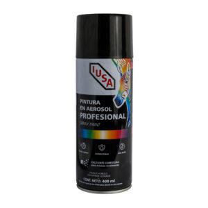 Pintura en Aerosol Negro Mate iusa