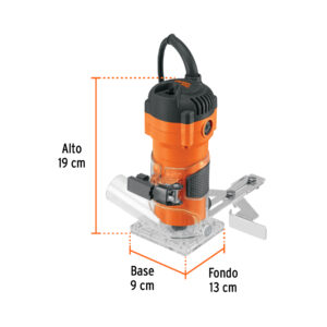 Router compacto 600w 3/4hp Truper