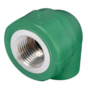 Codo Conector Pipa 90° de PPR 1/2" 20mm rosca interior iusa