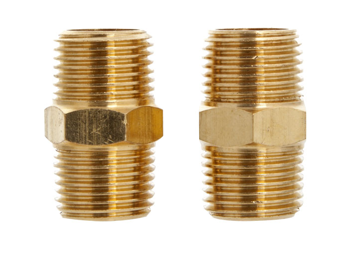 Pack de 2 conexiones niple macho Aire 1/4"