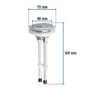Boton superior universal para valvula dual WC Foset