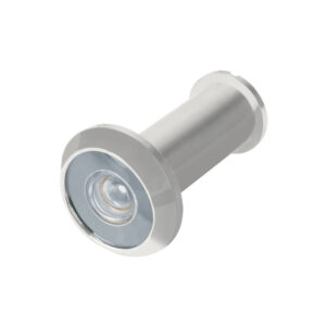 Mirilla de seguridad para Puerta Acceso Cromo Mate