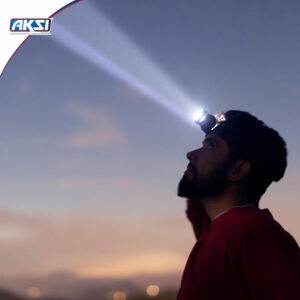 Lampara Linterna Recargable tipo Minero Dos Intensidades