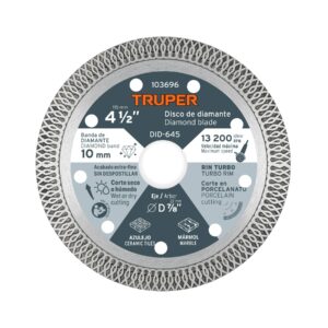 Disco de diamante de 4-1/2" corte porcelanato Rin turbo de malla