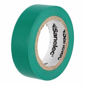 Cinta de aislar de 9m Verde
