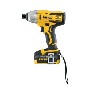 Destornillador de impacto inalambrico 1/4" 20v Pretul