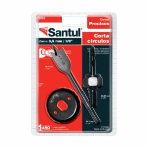 Kit brocasierra corta circulo para instalar cerradura kit 3 piezas