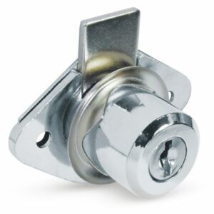 Cerradura chapa para mueble cajon acabado cromo