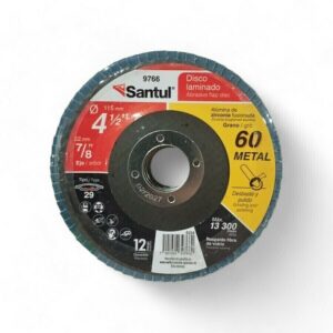 Disco Laminado Grano 60 de 4-1/2" Centro 7/8"