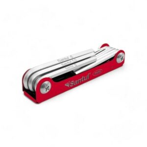 Juego de 9 llaves Allen tipo navaja cuerpo de lamina milimetricas mm