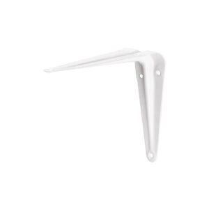 Mensula de acero 4x5" 10x12.5cm Blanca