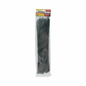 Cincho plastico 35cm x 4.8mm bolsa con 50 pzas Negro