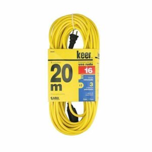 Extension electrica uso rudo de 20m 2x16 hasta 7A Economica
