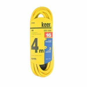Extension electrica uso rudo de 4m 2x16 hasta 7A Economica