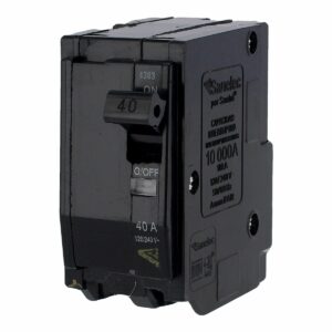 Interruptor termomagnetico 2 polos de 40A Pastilla Sanelec