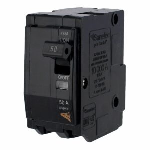 Interruptor termomagnetico 2 polos de 50A Pastilla Sanelec