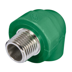 Codo Conector Pipa de 90° de PPR 1" 32mm rosca exterior