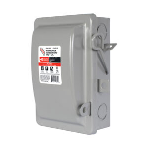 Caja de Fusibles Luz Interruptor de seguridad 2 polos 30A iusa