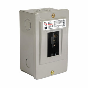 Centro de carga de sobreponer 2 polos iusa Reforzado bifasico