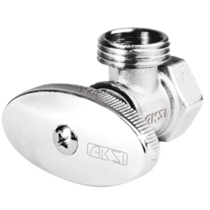 Llave angular de cuerda 1/2 x 1/2" Robusta Compresion Aksi