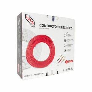 Cable Luz 12 AWG THW Rojo rollo 100m IUSA