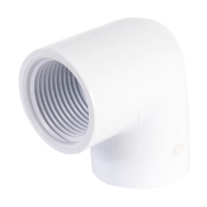 Codo 90° de PVC Hidraulico 1/2" con Conector Hembra iusa