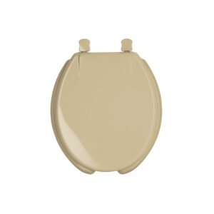 Asiento redondo para WC, abierto, beige