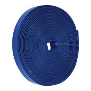 Rollo 100m Manguera plana descarga de agua PVC flexible de 2"