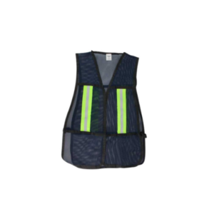 Chaleco de seguridad con cintas reflejantes azul Santul