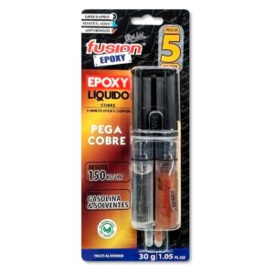 adhesivo epoxico jeringa pega cobre 30grs