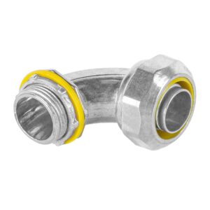 Conector liquid tight 3/4" curvo, Volteck
