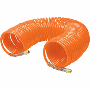 Manguera tipo resorte para compresor, 1/4" x 50 ft